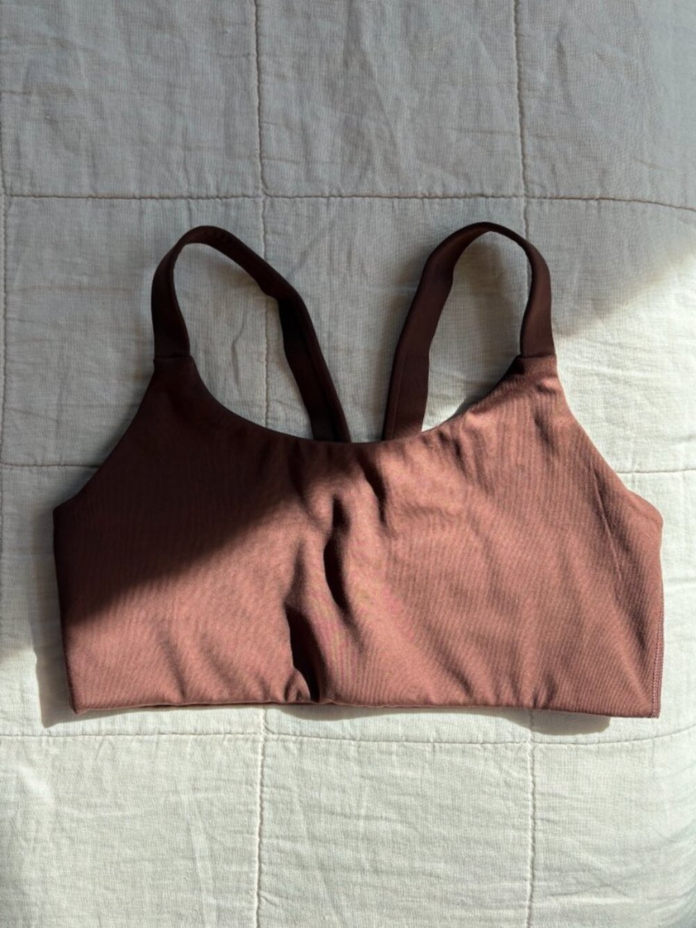 Girlfriend Collective Lou Bra in Earth